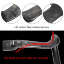 TOSEEK UD Carbon Fiber Texture Road Bike Handlebar, Size: 400mm (UD Matte)