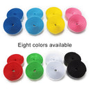 TOSEEK 1 Pair New Cycling Road Bike Sports Bicycle Cork Handlebar Tape Wrap + 2 Bar Plug(Black)