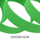 1 Pair TOSEEK New Cycling Road Bike Sports Bicycle Cork Handlebar Tape Wrap + 2 Bar Plug(Green)