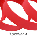1 Pair TOSEEK New Cycling Road Bike Sports Bicycle Cork Handlebar Tape Wrap + 2 Bar Plug(Red)