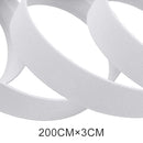 1 Pair TOSEEK New Cycling Road Bike Sports Bicycle Cork Handlebar Tape Wrap + 2 Bar Plug(White)