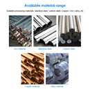 Chamfer Stainless Steel Deburring External Chamfer Tool Hexagonal Handle Three-slot Chamfer (Gold)