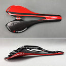 TOSEEK Road Bike Carbon Fiber Seat Bicycle Hollow Seat Saddle, 3K Texture + Extinction(Grey)