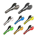 TOSEEK Road Bike Carbon Fiber Seat Bicycle Hollow Seat Saddle, 3K Texture + Extinction(Grey)