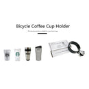 SHANMASHI Motorcycle Coffee Cup Holder Mountain Bike Electric Car Cup Holder(Black)