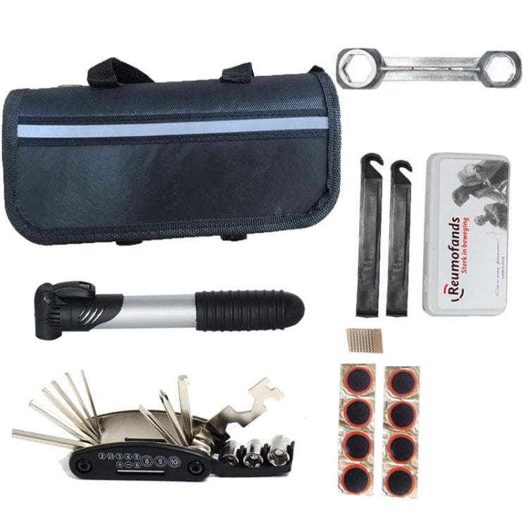 Bicycle Repair Tools Bike Tire Kit Bicycle Pump Puncture Repair Tool Bag