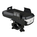 Multifunction 4 in 1 Phone Holder Bicycle Bell Power Bank Cycling Lamp Flashlight(Black)