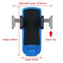 Multifunction 4 in 1 Phone Holder Bicycle Bell Power Bank Cycling Lamp Flashlight(Black)