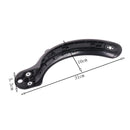 For Xiaomi Mijia M365 Electric Scooter Accessories Rear Wheel Fender with Hook(Black)