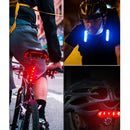 Bicycle USB Rechargeable Taillight LED Tail Lamp (Blue Light)