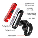 Bicycle USB Rechargeable Taillight LED Tail Lamp (Blue Light)
