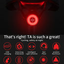 Antusi Q5 Bicycle Rear Light Automatic Brake Induction Taillight