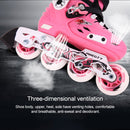 Children Thickened Bracket Roller Skates Skating Shoes, Size : M(Blue)
