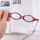 3 PCS Necklace Pendant Handheld Folding Reading Glasses + 2.00D Rndom Color Delivery