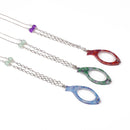 3 PCS Necklace Pendant Handheld Folding Reading Glasses + 1.50D Rndom Color Delivery