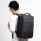 BANGE Business Backpack Men Travel Waterproof Large Capacity Computer Shoulders Bag(Black)