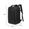 BANGE Business Backpack Men Travel Waterproof Large Capacity Computer Shoulders Bag(Black)