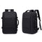 BANGE Business Backpack Men Travel Waterproof Large Capacity Computer Shoulders Bag(Black)