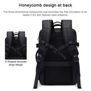 BANGE Business Backpack Men Travel Waterproof Large Capacity Computer Shoulders Bag(Black)