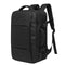 BANGE Business Backpack Men Travel Waterproof Large Capacity Computer Shoulders Bag(Black)