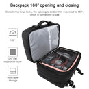 BANGE Business Backpack Men Travel Waterproof Large Capacity Computer Shoulders Bag(Black)