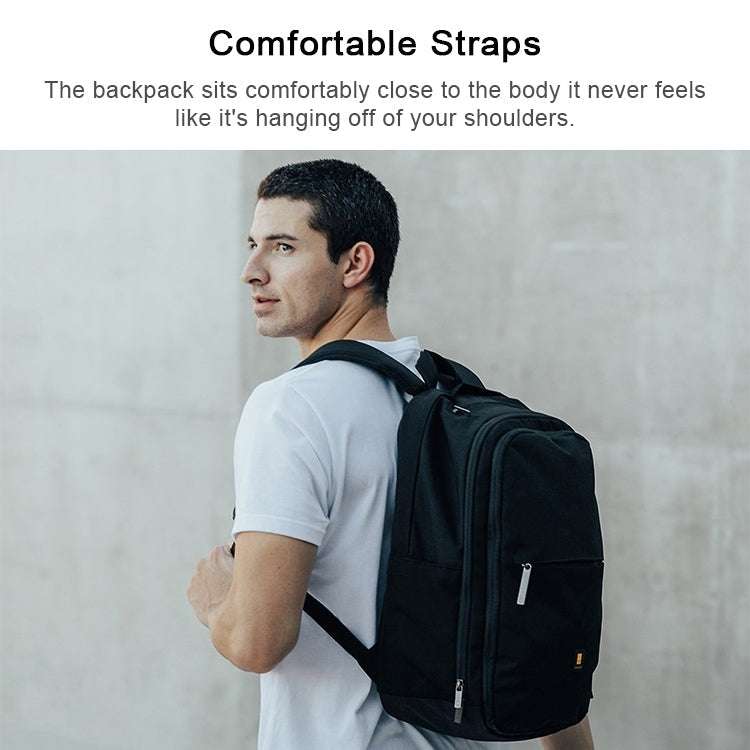 LEVEL8 Atlas Pro Laptop Backpack Shoulders Bag(Black)