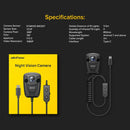 Ulefone 2MP 1080P IR Night Vision Camera, STARVIS IMX307, 116 Degree FOV Angle, Visible Distance: 3-5m(Black)