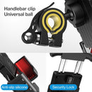 JOYROOM JR-CY264 Bicycle and Motorcycle Phone Holder Clamp (Black Red)