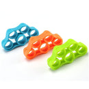 3 PCS Silicone Spring Exerciser Finger Sport Fitness Hand Grippers Muscle Power Training Grip Exerciser, Random Color Delivery