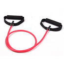 Fitness Exercise Resistance Bands Stretch Elastic Rope Workout Yoga Rally Muscle Training Exercise Rope, Size:5*9*1200mm, Random Color Delivery