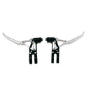 BIKERSAY BH001 Pairs Bike Brake Lever Ultralight CNC Aluminum Alloy Brake Bar for MTB BMX Bike Brake Handlebar (Silver)