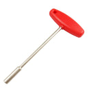 BIKERSAY BT031B T-shaped Socket MTB Road Bike Built-in Tool Steel Concealed Spoke Cap Wrench(4.7mm Hexagon Socket)