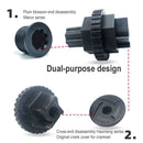 10 PCS BIKERSAY BT052 Bicycle Crankset Wrench Hollow Crank Cover Removal Install Tool