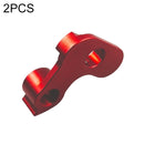 2 PCS BIKERSAY WG001 Folding Bike Special Tail Hook Speed Refit Derailleur(Red)