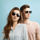 Original Xiaomi Youpin ANDZ A1001 C5a Nylon Polarized Blue Film Pilot Sunglasses(Grey)