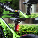 Goofy X7505 USB Rechargeable 5 Modes Red and Blue Light COB LED Bike Taillight