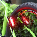Goofy X7505 USB Rechargeable 5 Modes Red and Blue Light COB LED Bike Taillight