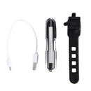 Goofy X7505 USB Rechargeable 5 Modes Red and Blue Light COB LED Bike Taillight