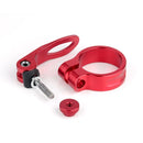 GUB CX-49 34.9mm Aluminum Ultralight Bicycle Seat Post Clamp(Titanium Color)