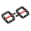 GUB GC010 MTB Bicycle Pedals(Black Red)