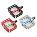 GUB GC010 MTB Bicycle Pedals(Black Red)