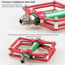 GUB GC010 MTB Bicycle Pedals(Black Red)