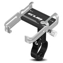 GUB P10 Aluminum Bike Phone Holder(Black Silver)