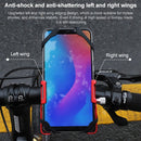 GUB P10 Aluminum Bike Phone Holder(Black Red)