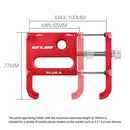 GUB Plus 6 Aluminum Alloy MTB Bike Bicycle Phone Holder(Red)