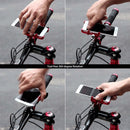 GUB Plus 6 Aluminum Alloy MTB Bike Bicycle Phone Holder(Titanium Color)