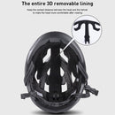 GUB SV10 PC + EPS Breathable Bike Helmet Cycling Helmet With Taillights (Black)
