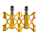 PROMEND PD-M56 1 Pair Mountain Bicycle Aluminum Alloy 3-Bearings Pedals (Gold)