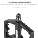 PROMEND PD-M42 1 Pair Mountain Bicycle Nylon High-speed Bearing Pedals(Black)