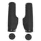PROMEND GR-504 1 Pair TPR Ergonomic Ball Bicycle Grip Cover (Black Black)